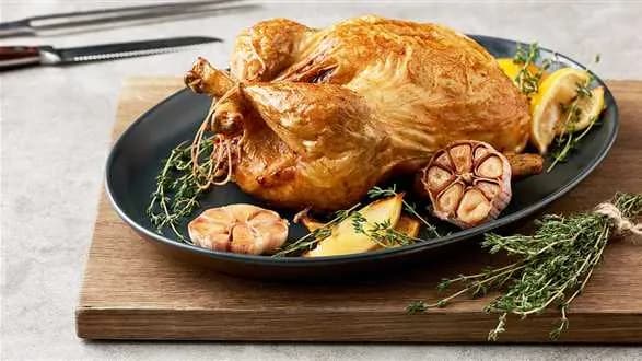 Kurczak faszerowany kaszą gryczaną i żurawinami