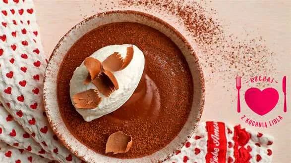 Walentynkowy budyń czekoladowy
