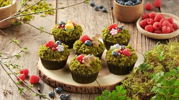 Babeczki leśny mech