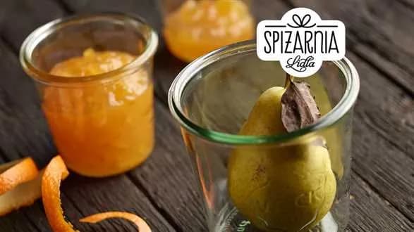 Mus gruszkowy z nutą pomarańczy