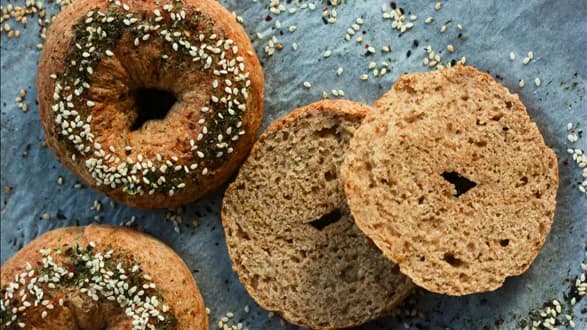 Proteinowe bajgle bez laktozy