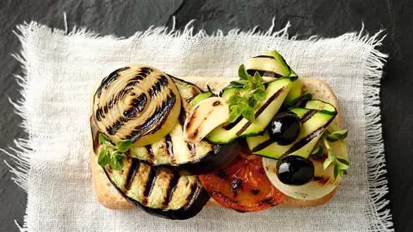 Kanapka zielenina z grilla