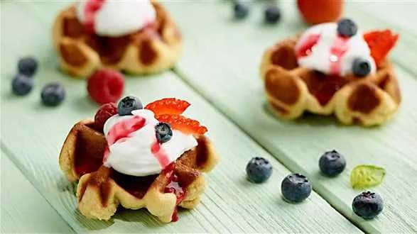 GOFRY DROŻDŻOWE W STYLU BELGIJSKIM