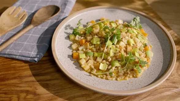 Kaszotto z warzyw korzeniowych