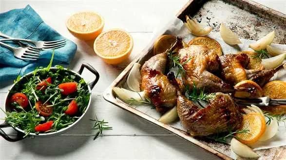 Udka perliczki z pomarańczą i rozmarynem