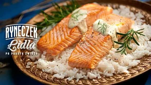 Łosoś w sosie cytrynowym