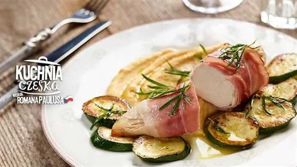 Piersi z kurczaka z szynką schwarzwaldzką