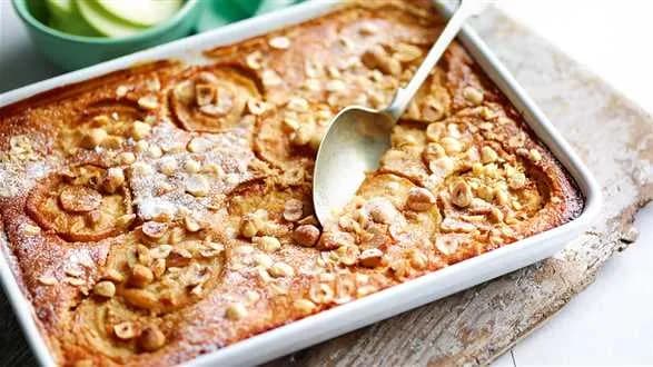 Zapiekanka z jabłkiem i amarantusem