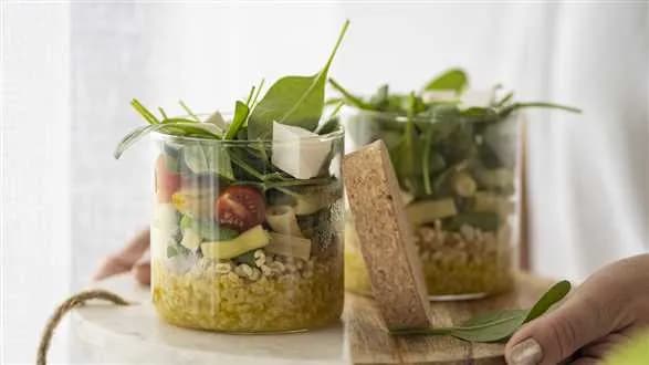 Sałatka z kaszą bulgur